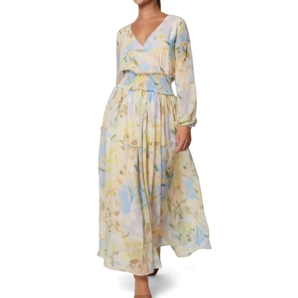Laundry Long Sleeve Midi Dress